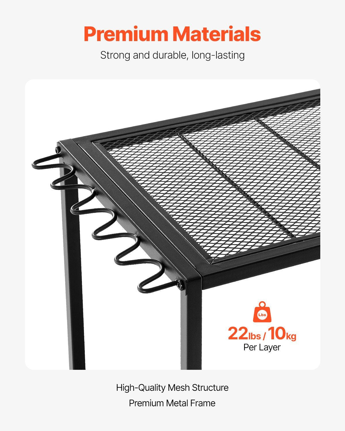 10 Pole Fishing Rod Holder Fishing Rack Cart Organizer with Wheels for Garage - E Hunt Supply