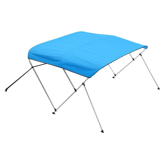 3 Bow Boat Bimini Tops 6 ft Long 600D Polyester Awning Canopy Pacific Blue - E Hunt Supply