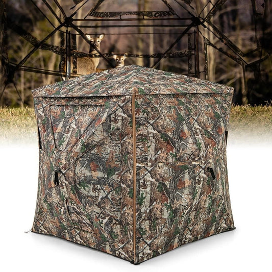 5 - IN - 1 Detachable Hunting Blind for 2 - 3 People with Skylight - E Hunt Supply