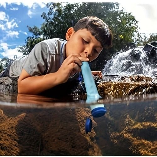 (FST - RV - 11)Personal Water Filter for Hiking, RV Camping, Travel, and Emergency Preparedness - E Hunt Supply