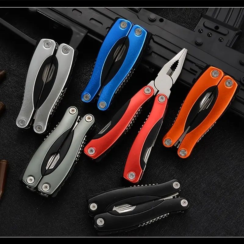 "Tactical Survival Tool Set - Professional Stainless Steel Pliers with Built - in Knife" - E Hunt Supply